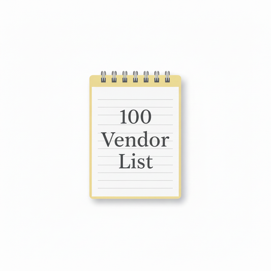 100 Vendor List Luxury Logo